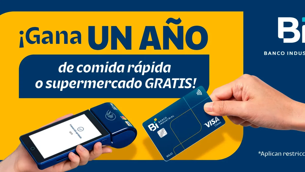 Promoción de 1 año de comida rápida o supermercado gratis
