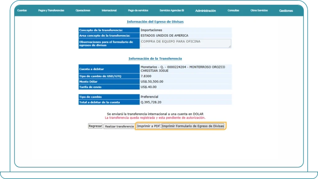 Crea una transferencia 11 Crea una transferencia 11