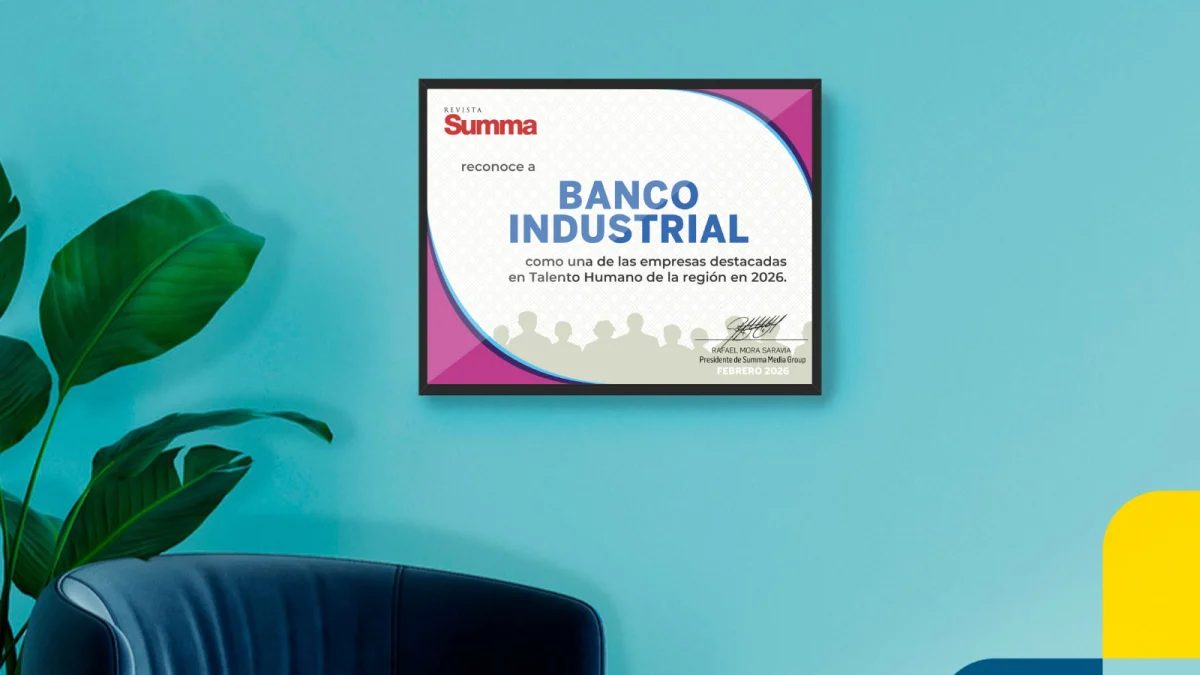 Banco Industrial en el Top 5 de las mejores empresas en Talento Humano en Guatemala