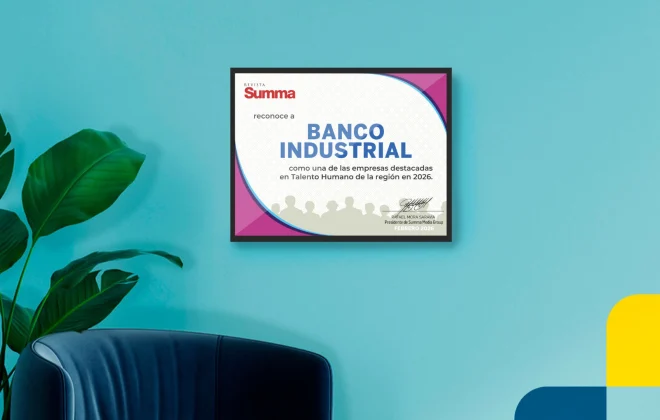 Banco Industrial en el Top 5 de las mejores empresas en Talento Humano en Guatemala