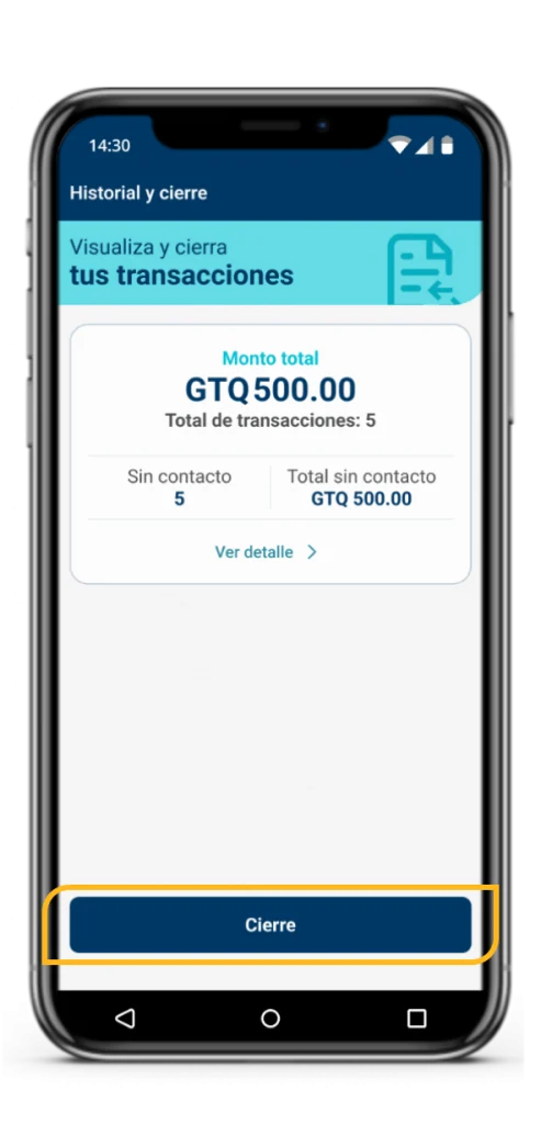 Cierre acepta tarjetas Cierre acepta tarjetas