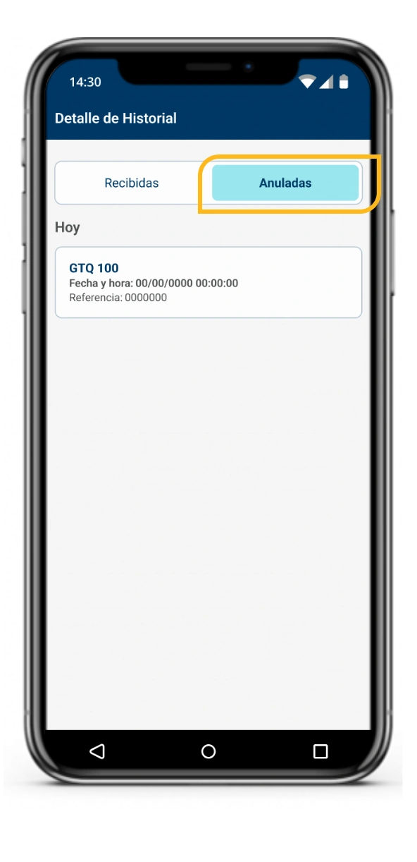 Transacciones anuladas acepta tarjetas Transacciones anuladas acepta tarjetas