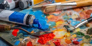 Art Workshop: Abstract Art & Mixed Media Collage con la artista Sarah Sky