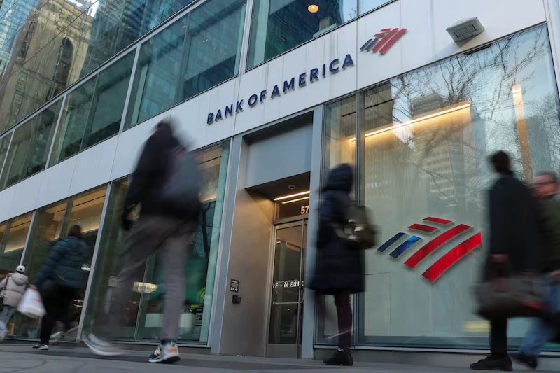 Bank of America alcanza récord en trading de acciones en medio de la alta volatilidad
