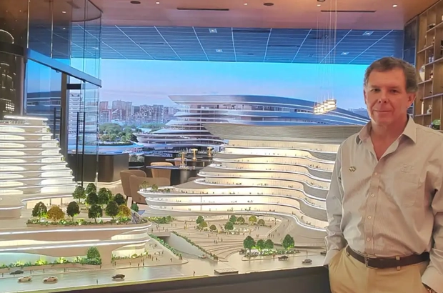 Maqueta de centro comercial