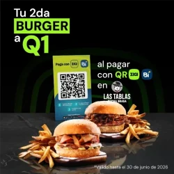 las tablas segunda burger 1 quetzal