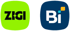 Logo Bi con ZIgi