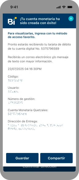 Paso 4: Elige tu cuenta