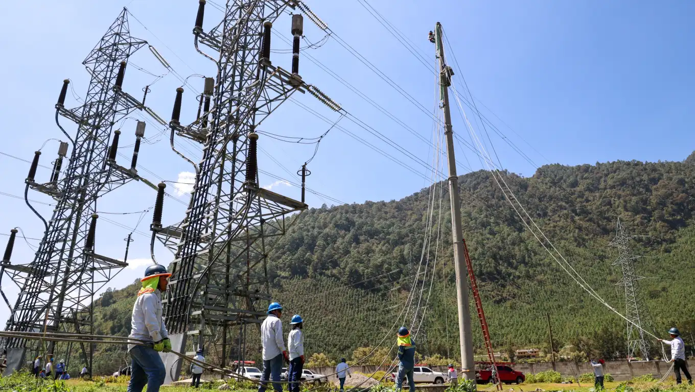 energía eléctrica turbinas