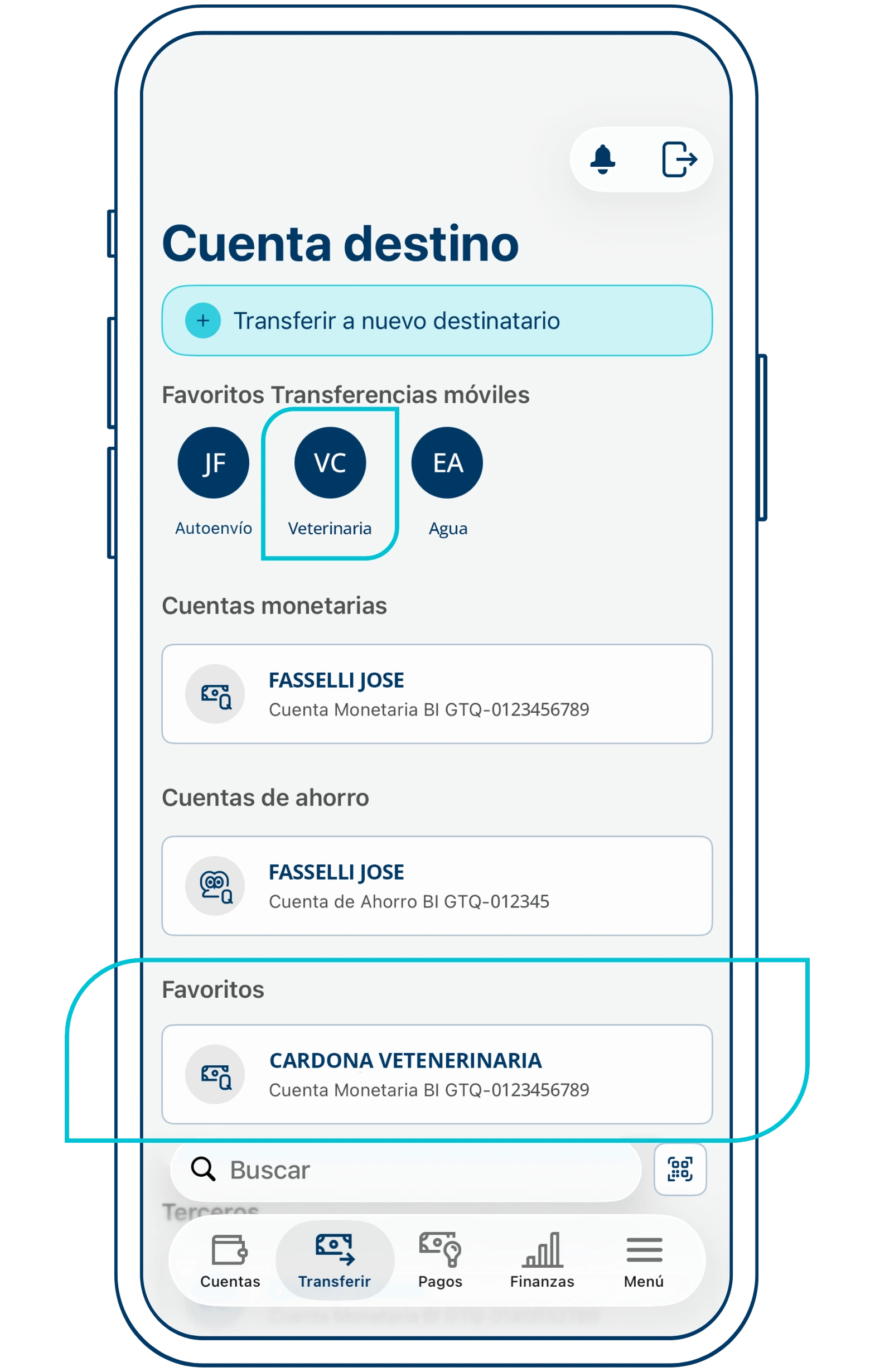 Paso 09, actualizaciones de Transferencia