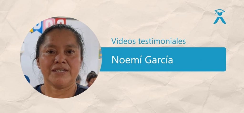 Video testimonial Noemí