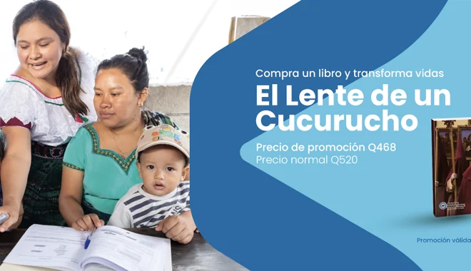 Compra un libro y transforma vidas. El lente de un cucurucho
