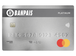 Tarjeta de Crédito Mastercard Platinum Banpaís