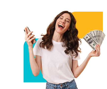 mujer sosteniendo dolare-venta en dolares- banpais