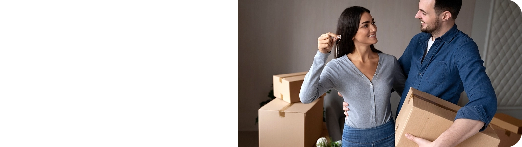pareja mudandose a su nuevo hogar prestamos banpais