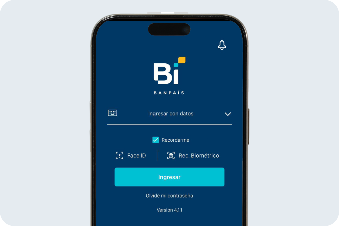 Imagen de BP en Línea App desde la pantalla de Inicio