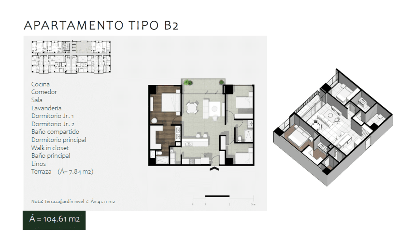 APARTAMENTO TIPO B2 APARTAMENTO TIPO B2