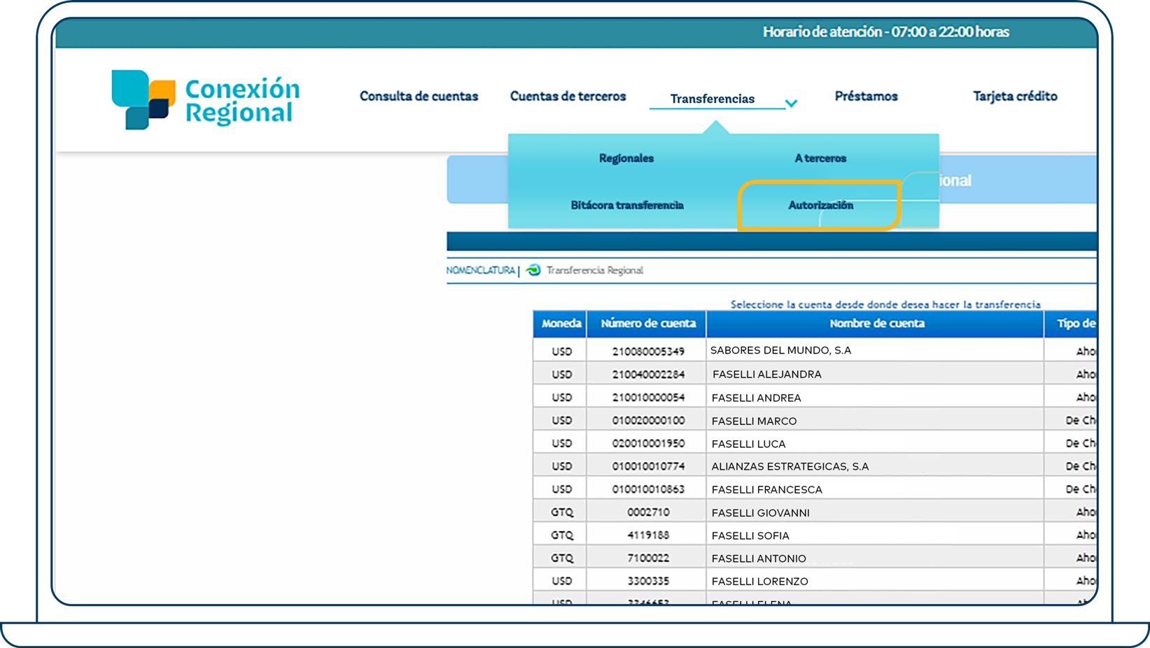 autoriazion-de-transferencias-conexion-regional-3