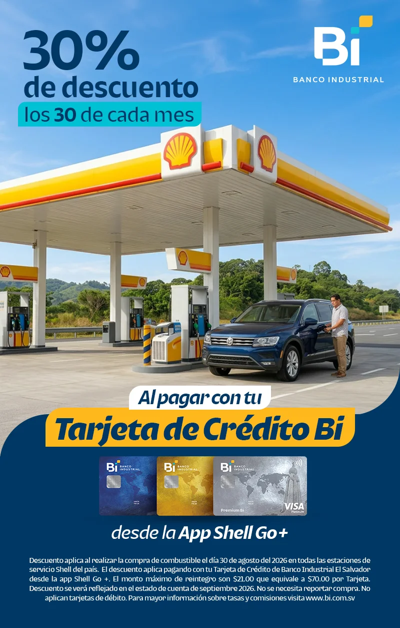 Descuento-30-Shell 30 de Descuento con Tarjeta de Credito Bi